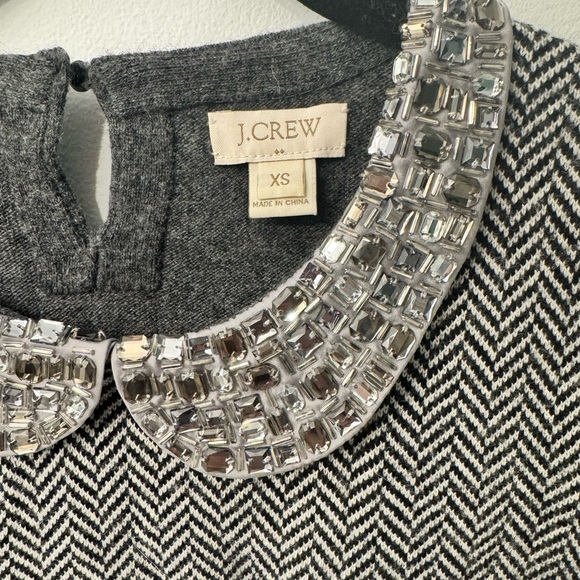 J CREW Alpaca and Wool Sweater with embellished collar, size XS - Picture 4 of 4
